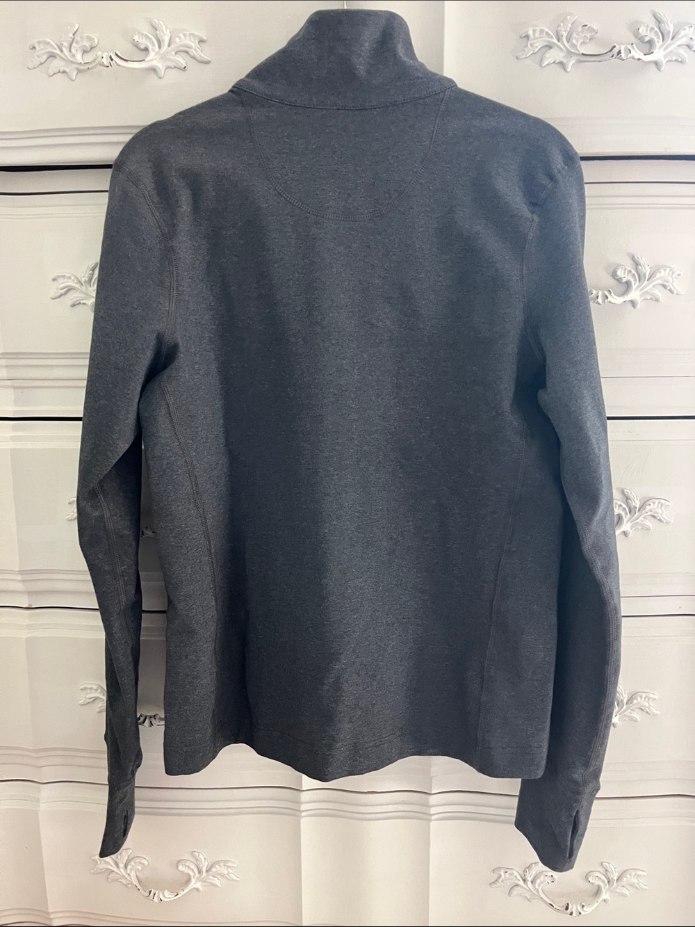 Pact Organic Dark Gray Zip Up Jacket - Picture 2 of 5